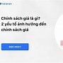 Chính Sách Giảm Giá Tiếng Anh